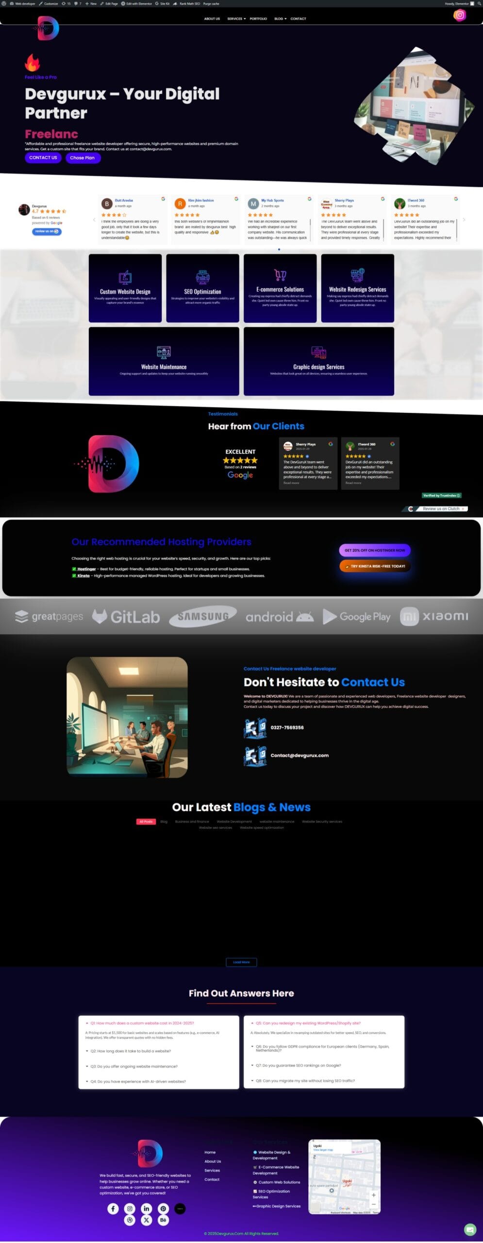 Freelance website developer Starting 59 Web developer 1 scaled