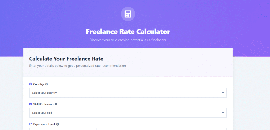 Freelance Rate Calculator
