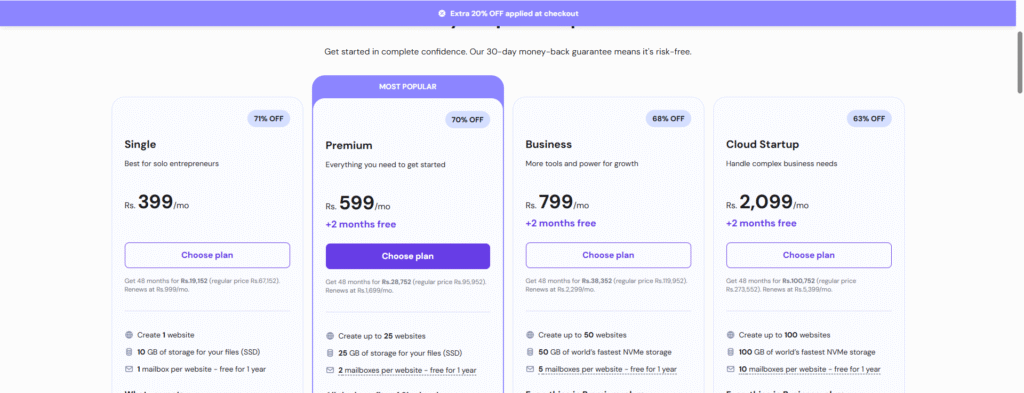 Best Web Hosting for Small Businesses 2025 — Affordable & Reliable hostinger hosting plans