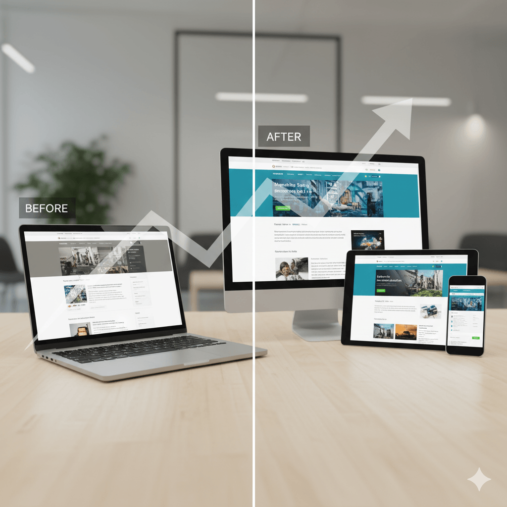 Website erstellen lassen — professionell & stressfrei
