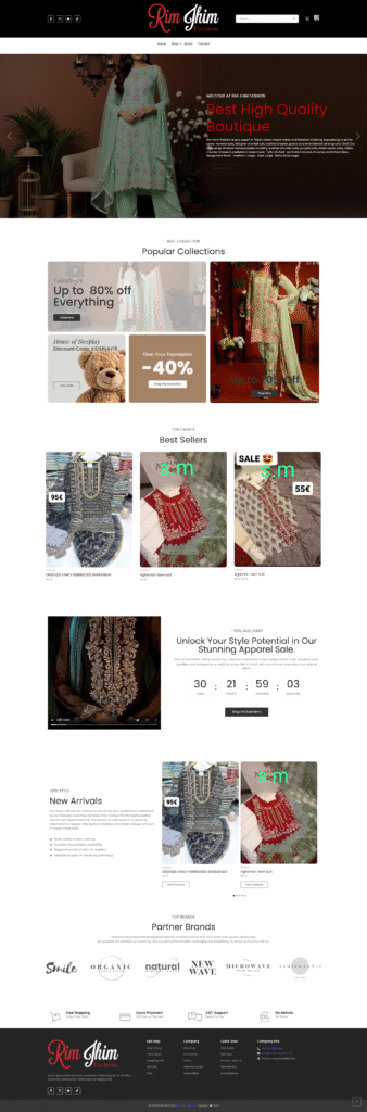 Rimjhim fashion - clothing site