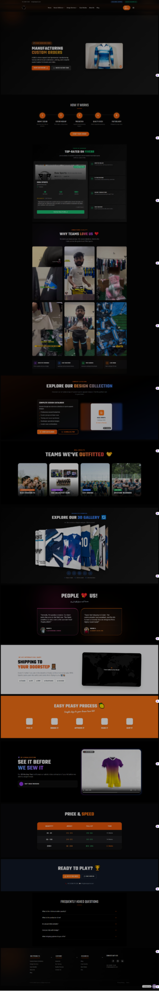 Case studies Bwa Sports – Custom Sportswear Manufacturing Platform