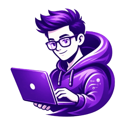 DevGurux Mascot Logo — Freelance Web Developer Calgary