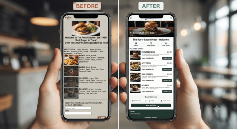 Web Design for Calgary Restaurants & Cafés — What Actually Drives Reservations