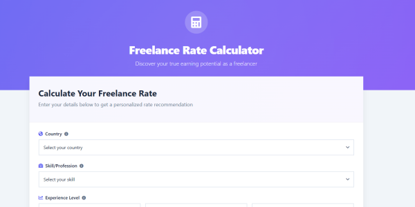 Freelance Rate Calculator